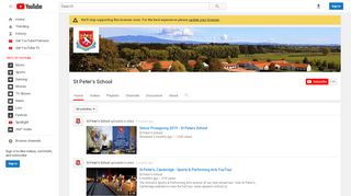 
                            5. St Peter's School - YouTube - St Peters Cambridge Student Portal