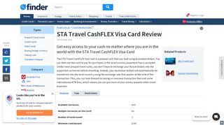 
                            6. STA Travel CashFLEX Visa Card Review | finder.com.au - Sta Cashflex Portal