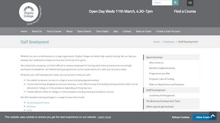 Staff Development / Employers / Shipley College - Shipley College Staff Portal