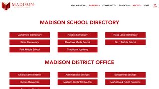 
                            4. Staff Directory - Madison School District - Msd 38 Employee Portal