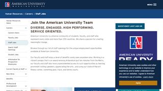 
                            3. Staff Jobs | American University, Washington, DC - Au Job Portal