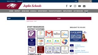 
                            1. Staff - Joplin Schools - Joplin Schools Employee Portal