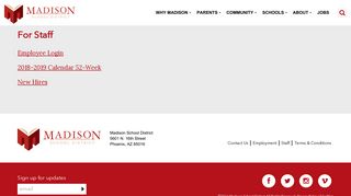 
                            2. Staff - Madison School District - Msd 38 Employee Portal