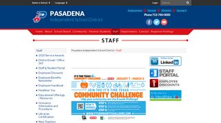 
                            5. Staff - Pasadena Independent School District - Pisd Lawson Portal Portal