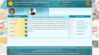 
                            1. Staff Portal - Government of Maharashtra - Edustaff Maharashtra Gov Education Users Portal