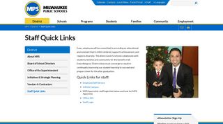 
Staff Quick Links - MPS

