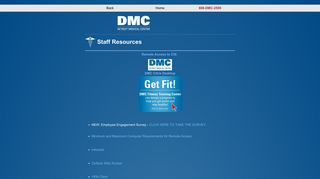 
                            5. Staff Resources - Detroit Medical Center Mobile - Detroit ... - Dmc Employee Portal