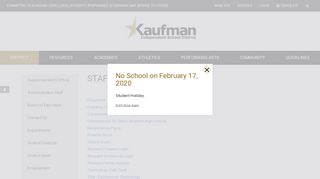 
                            5. Staff Resources - Kaufman ISD - Skyward Portal Kaufman Isd