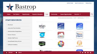 Staff Resources / Shortcuts - Bastrop ISD - Bastrop Isd Family Access Portal