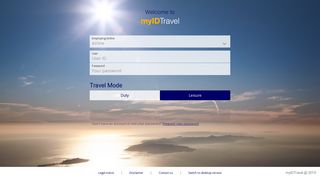Staff Travel - myIDTravel - Sas Id Travel Portal