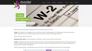 Staffing Agency Services | W ... - Diversified Sourcing Solutions - Diversified Sourcing Solutions Portal