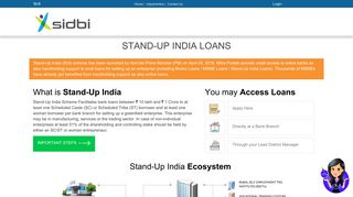 
                            3. Stand-Up India Loan - www.udyamimitra.in - Stand Up Mitra Portal