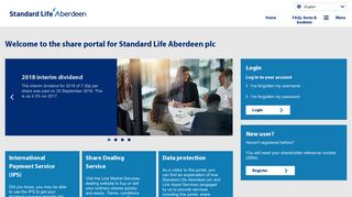 
                            4. Standard Life Aberdeen shares - Santander Share Account Portal