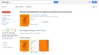 
                            4. Standard Specifications for Highway and Structure Construction - Fasten Sign In