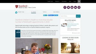 
                            6. Stanford Children's Health to more than double number of telehealth ... - Stanford Remote Access Portal