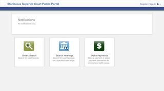 
                            1. Stanislaus Superior Court Public Portal - Stanislaus County Court Portal