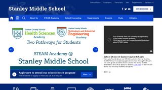 Stanley Middle School / Homepage - Gaston County Schools - Stanley Middle School Portal