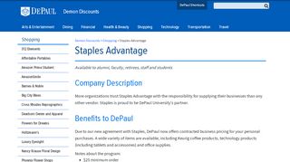 
                            8. Staples Advantage | Shopping | Demon Discounts | DePaul ... - Order Staplesadvantage Portal