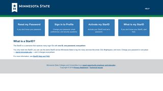 
                            2. StarID Self Service - Minnesota State - Mnscu Eservices Portal