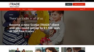 
                            4. Start Direct Investing & Online Trading Today | Scotia iTRADE® - Itrade Portal Page