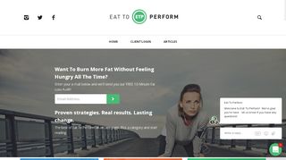 Start Here - Eat To Perform - Eat To Perform Web App Portal