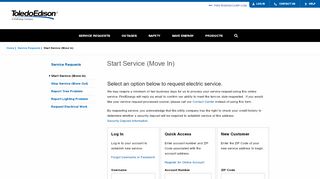 
Start Service (Move In) - FirstEnergy Corp.  
