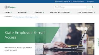 State Employee E-mail Access  Mass.gov