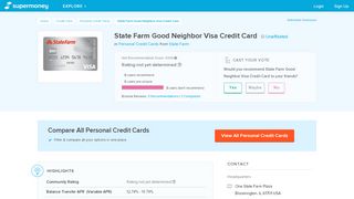 
                            6. State Farm Good Neighbor Visa Credit Card Reviews (Jan ... - State Farm Good Neighbor Perks Portal