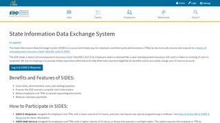 
                            4. State Information Data Exchange System (SIDES) - EDD - CA ... - Sides Online Portal