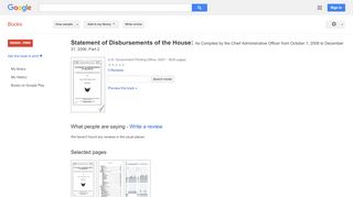 
Statement of Disbursements of the House as Compiled by the ...  
