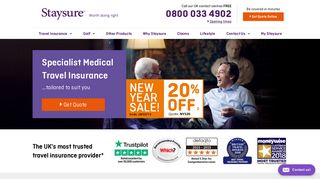 
Staysure™ Travel Insurance - It's Worth Doing Right  

