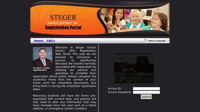 Steger District 194 Registration Portal