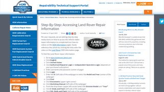 
                            5. Step-By-Step: Accessing Land Rover Repair Information - Land Rover Topix Login
