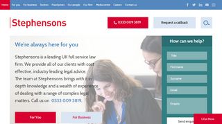 
                            2. Stephensons Solicitors LLP - Full Service Law Firm - Stephensons Solicitors Home Portal