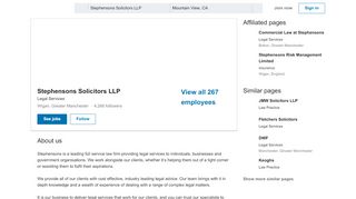 
                            3. Stephensons Solicitors LLP | LinkedIn - Stephensons Solicitors Home Portal