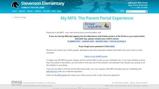 
                            4. Stevenson » My MPS Parent Portal - Mesa Public Schools - Mymps Student Portal