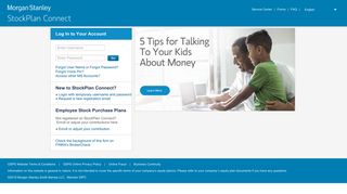 
                            4. StockPlan Connect - Morgan Stanley Smith Barney Benefits Portal