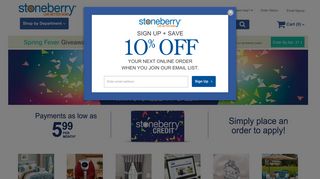 
                            2. Stoneberry: Online Credit Shopping - Stoneberry Sign In