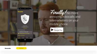 Stop robocalls and telemarketers on your mobile ... - Nomorobo