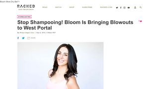 
Stop Shampooing! Bloom Is Bringing Blowouts to West Portal ...
