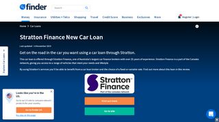 
                            8. Stratton Finance Car Loans Review - Rates & Fees | finder ... - Stratton Finance Portal