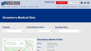 Strawberry Medical Clinic | White River Health System - Diagnostic Clinic Portal