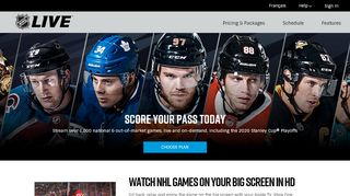 
                            7. Stream Live NHL Games on NHL LIVE™ - Rogers Anywhere Tv Portal