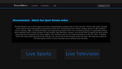 
                            9. Stream2watch - Watch live Sport Stream online