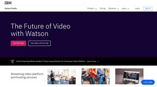 
                            9. Streaming Video Platform & Hosting Services| Watson Media