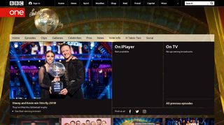 
                            2. Strictly Come Dancing - BBC One - Strictly Vote Portal