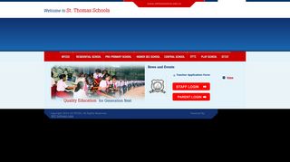 
                            4. stthomastvm.edu.in - St Thomas Residential School Student Portal