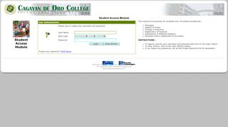 
                            4. Student Access Module - Ui Phinma Student Portal