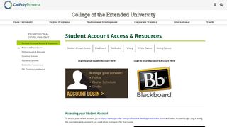 
                            8. Student Account Access & Resources - Cal Poly Pomona - Ceu Online Grades Login