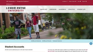 
                            4. Student Accounts - Lenoir-Rhyne University - Lr Student Portal